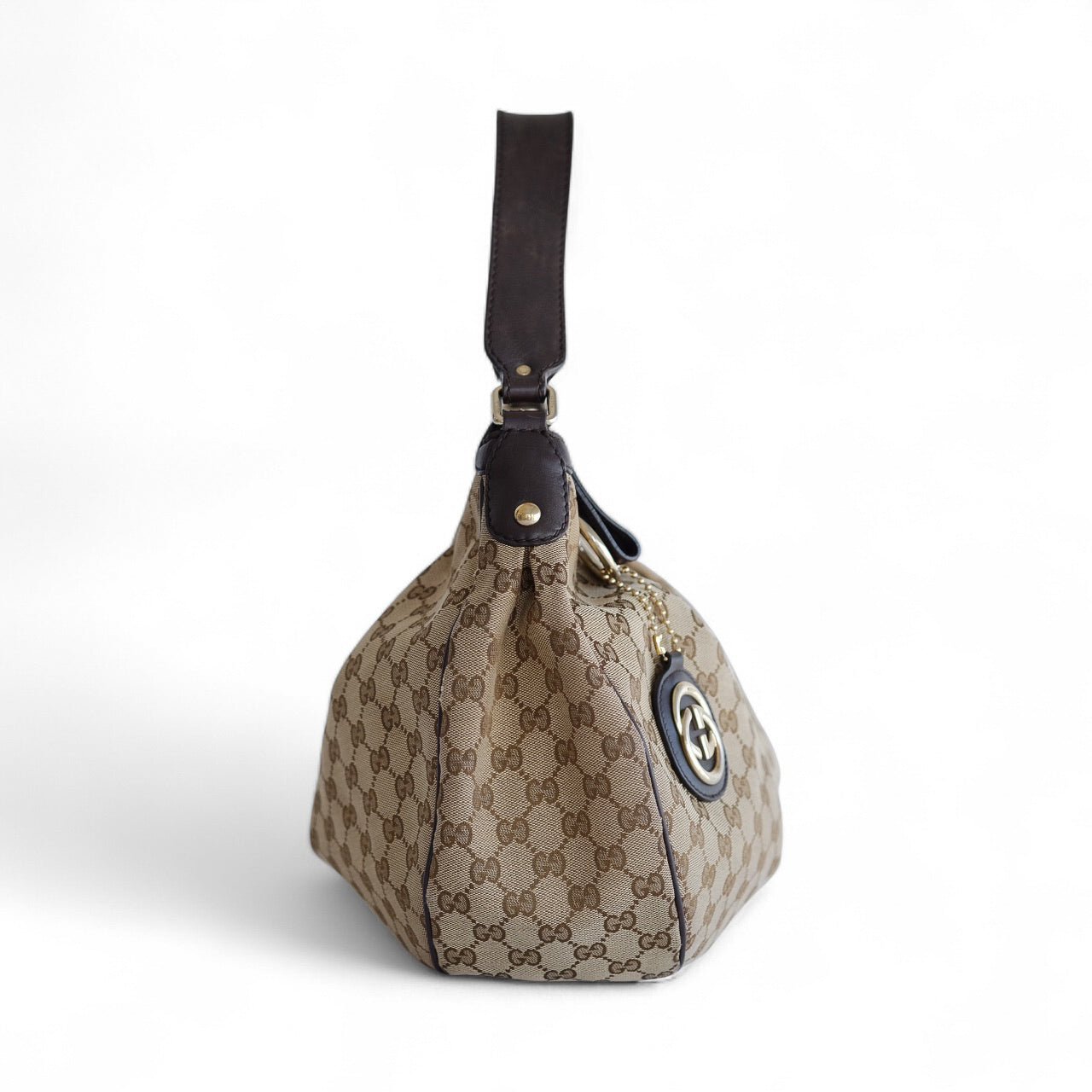 Gucci Sukey GG Canvas Hobo Bag