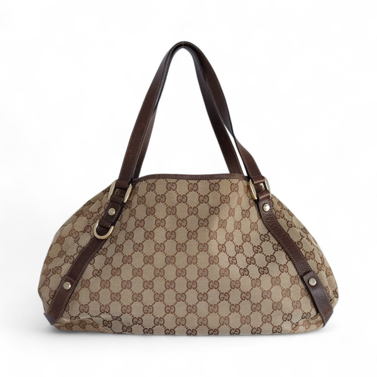 Gucci Abbey GG Canvas Hobo Shoulder Bag