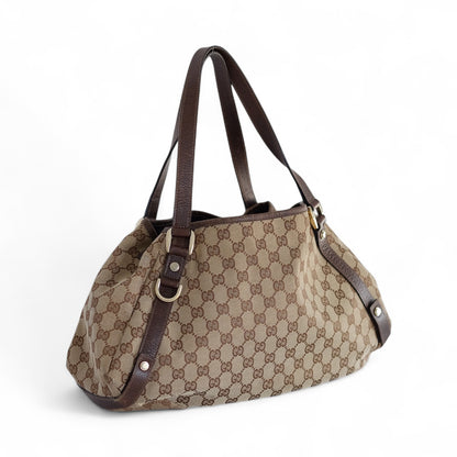 Gucci Abbey GG Canvas Hobo Shoulder Bag