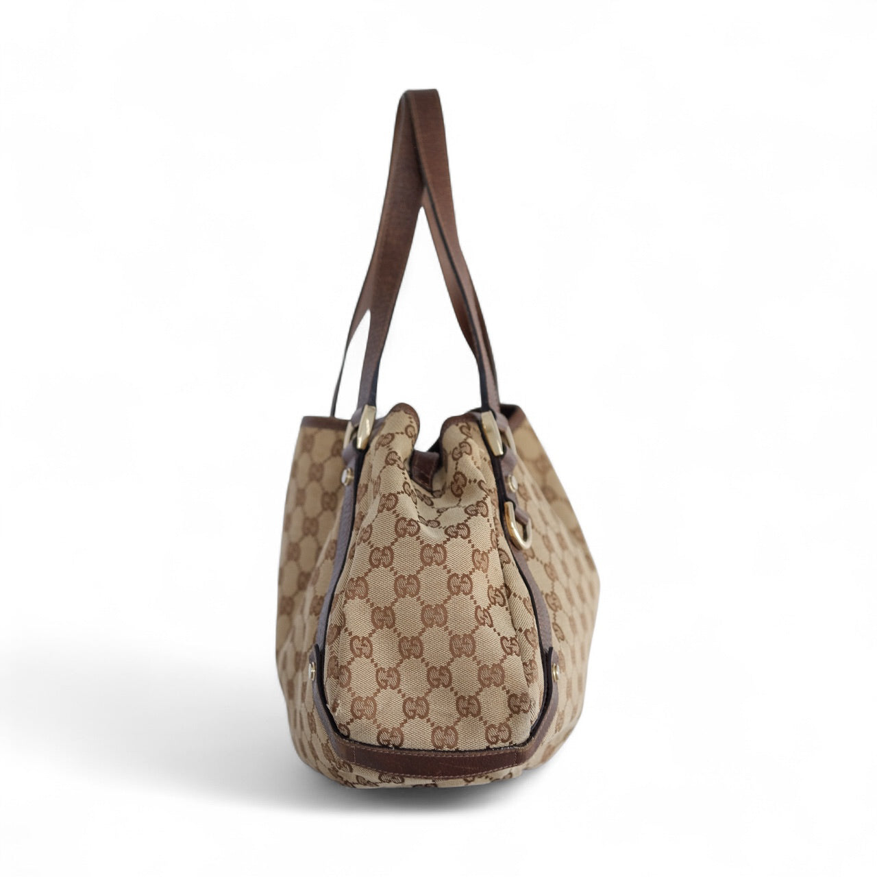 Gucci Abbey GG Canvas Hobo Shoulder Bag
