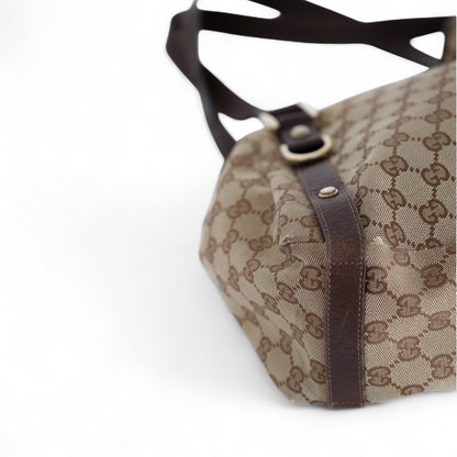 Gucci Abbey GG Canvas Hobo Shoulder Bag