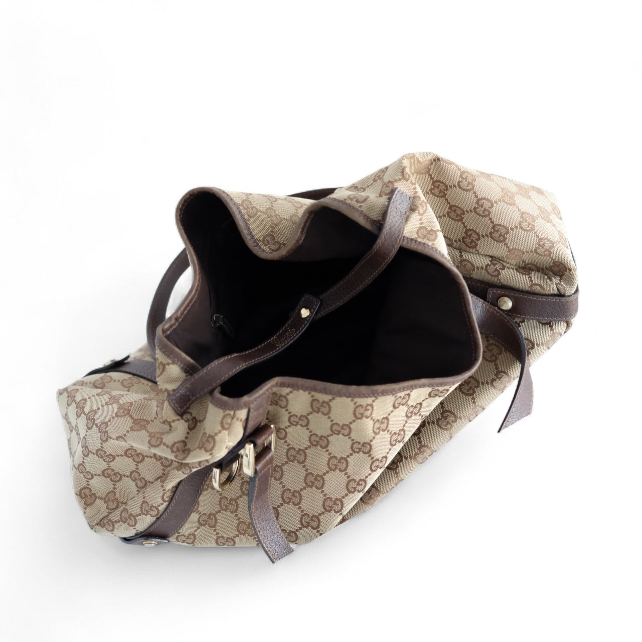 Gucci Abbey GG Canvas Hobo Shoulder Bag