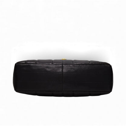 Chanel Vintage Mademoiselle Vertical Quilted Flap Bag