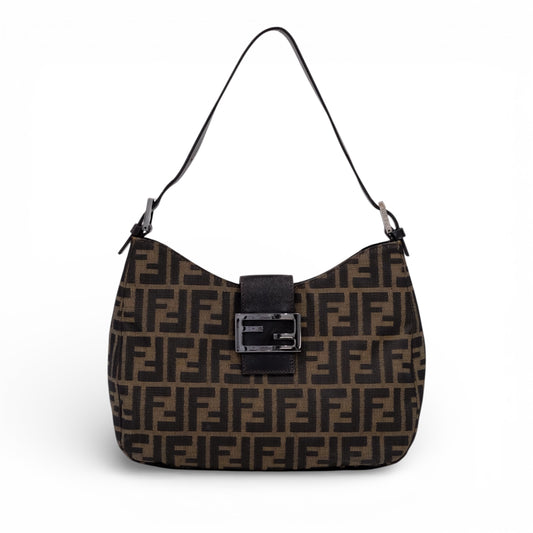 Fendi Zucca Mama Baguette Shoulder Bag