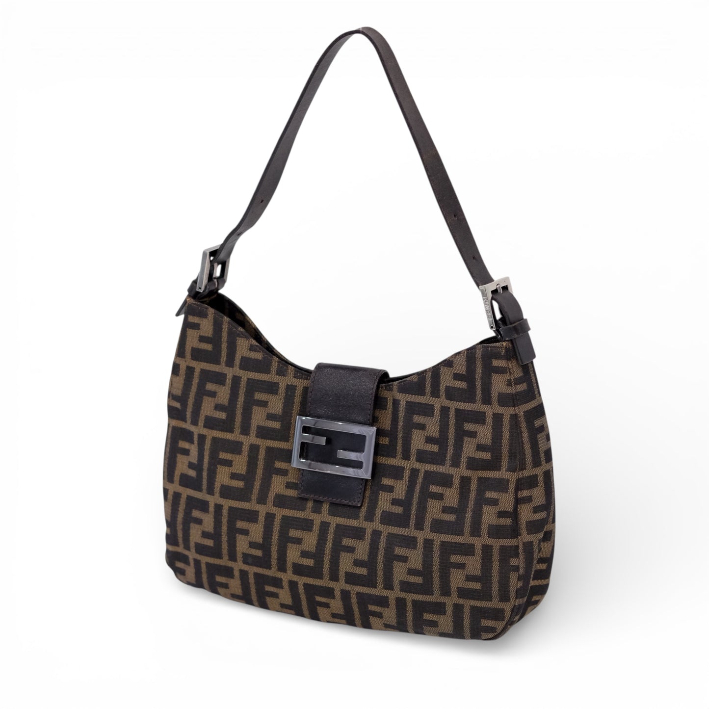 Fendi Zucca Mama Baguette Shoulder Bag