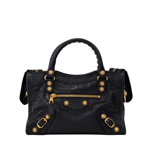 Balenciaga Black Mini City Bag