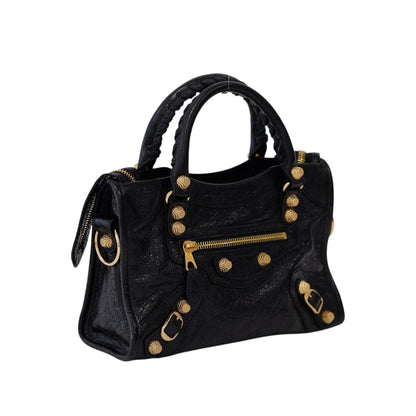 Balenciaga Black Mini City Bag