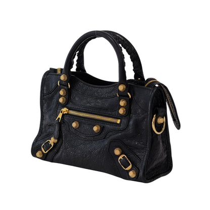 Balenciaga Black Mini City Bag