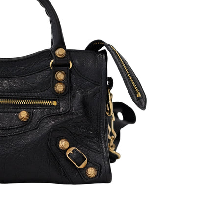 Balenciaga Black Mini City Bag