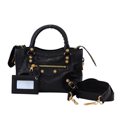 Balenciaga Black Mini City Bag