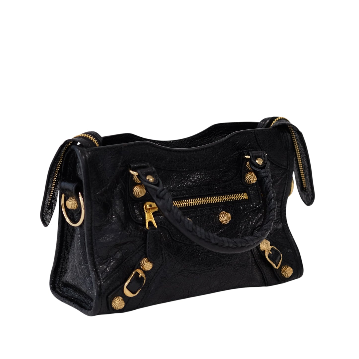 Balenciaga Black Mini City Bag