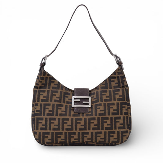 Fendi Zucca Mama Baguette Shoulder Bag