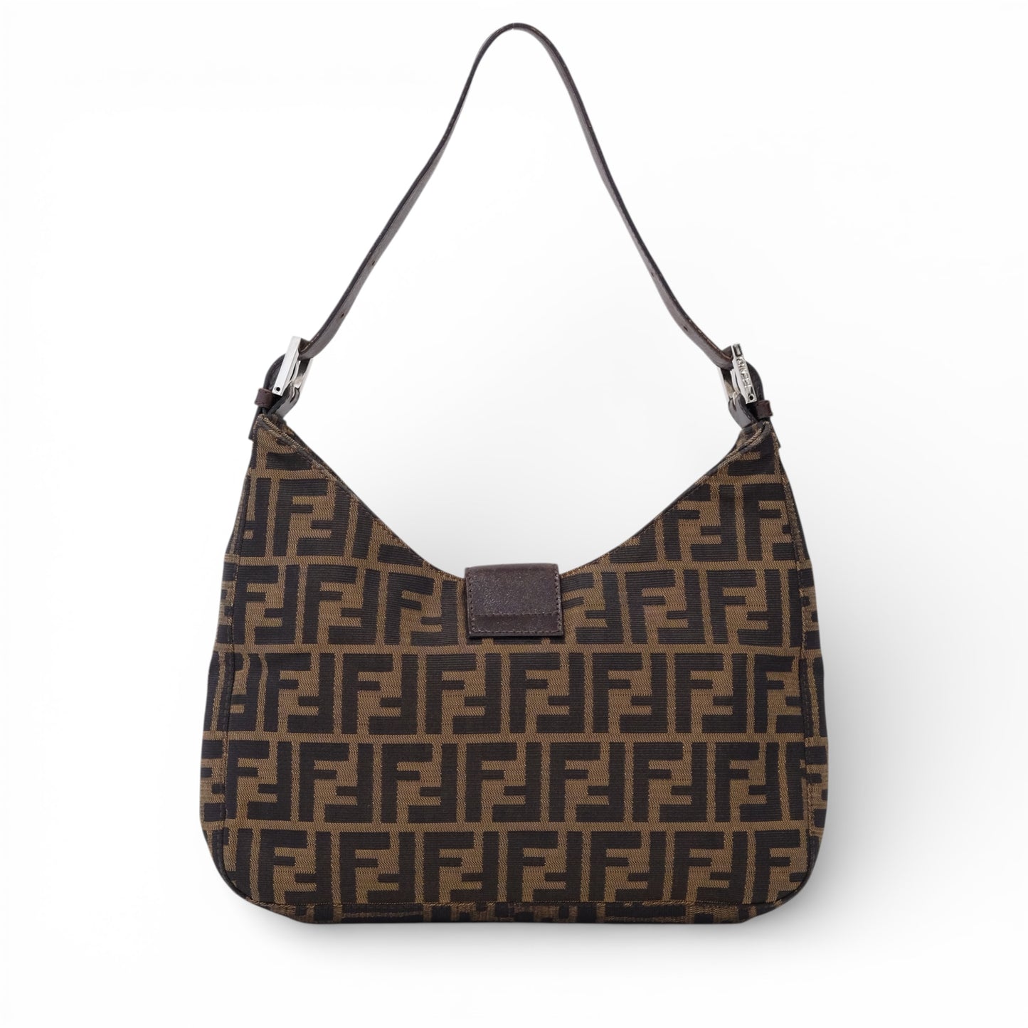Fendi Zucca Mama Baguette Shoulder Bag