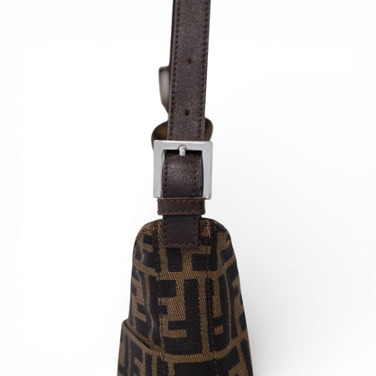 Fendi Zucca Mama Baguette Shoulder Bag