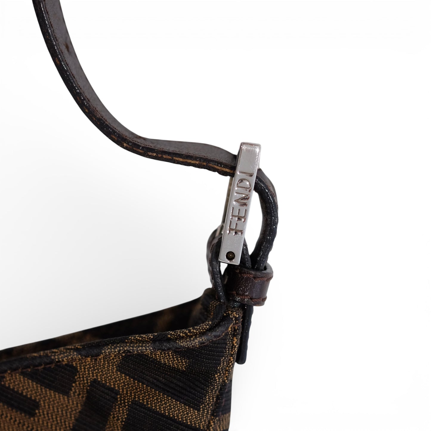 Fendi Zucca Mama Baguette Shoulder Bag