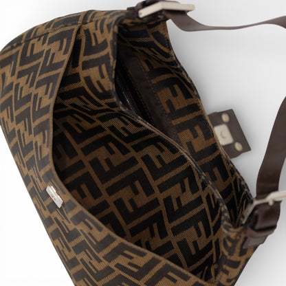 Fendi Zucca Mama Baguette Shoulder Bag