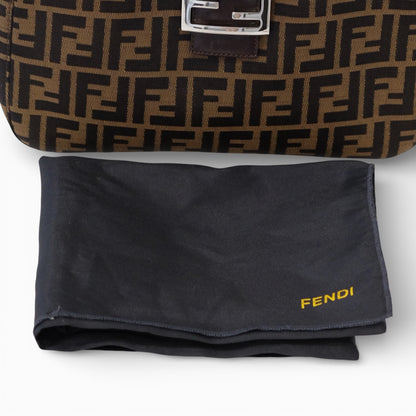 Fendi Zucca Mama Baguette Shoulder Bag