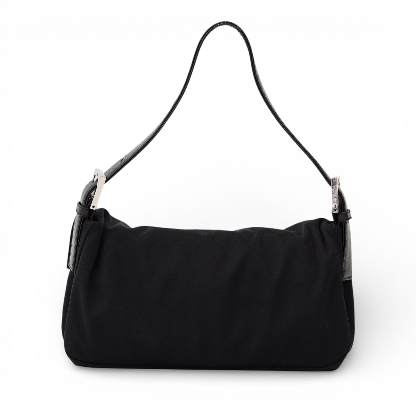 Fendi Nylon Baguette Shoulder Bag