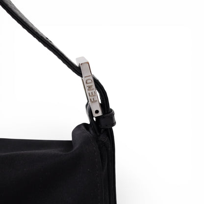 Fendi Nylon Baguette Shoulder Bag