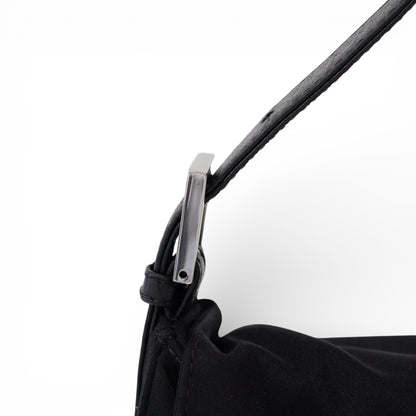 Fendi Nylon Baguette Shoulder Bag