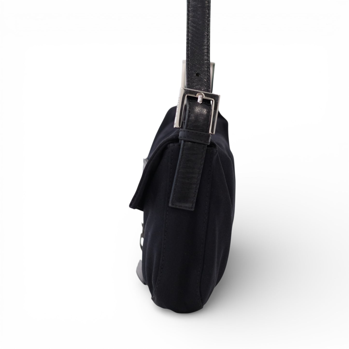 Fendi Nylon Baguette Shoulder Bag