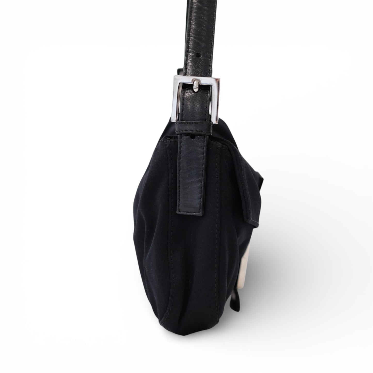 Fendi Nylon Baguette Shoulder Bag