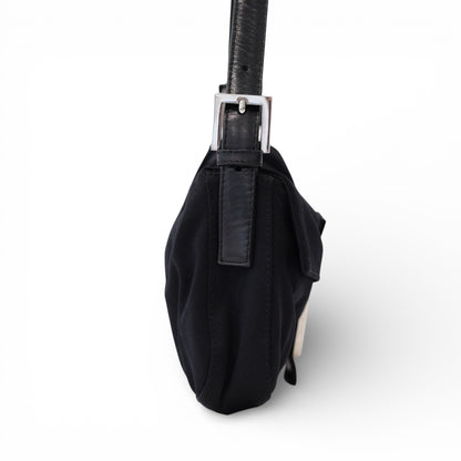 Fendi Nylon Baguette Shoulder Bag