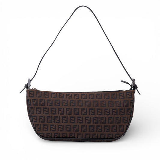 Fendi Zucchino Half Moon Pochette