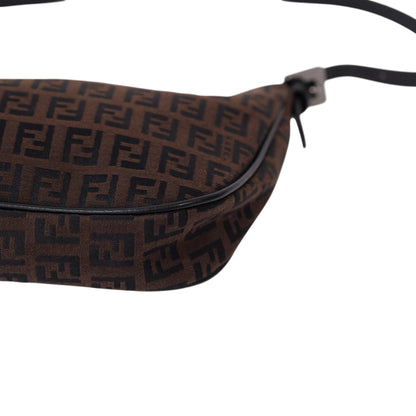 Fendi Zucchino Half Moon Pochette
