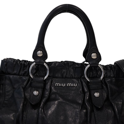 Miu Miu Vitello Lux Black Bag
