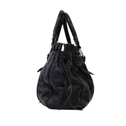 Miu Miu Vitello Lux Black Bag