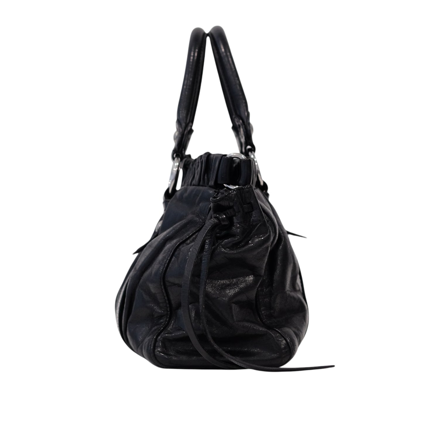 Miu Miu Vitello Lux Black Bag