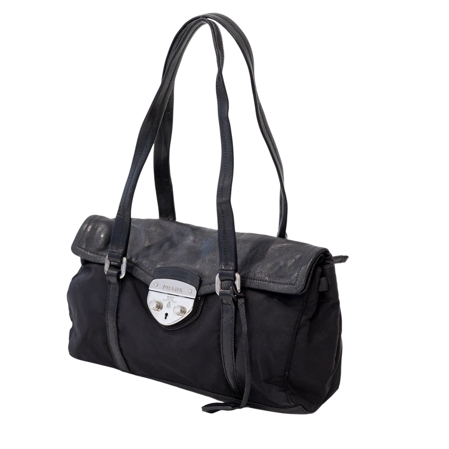 Prada Easy Leather Shoulder Bag