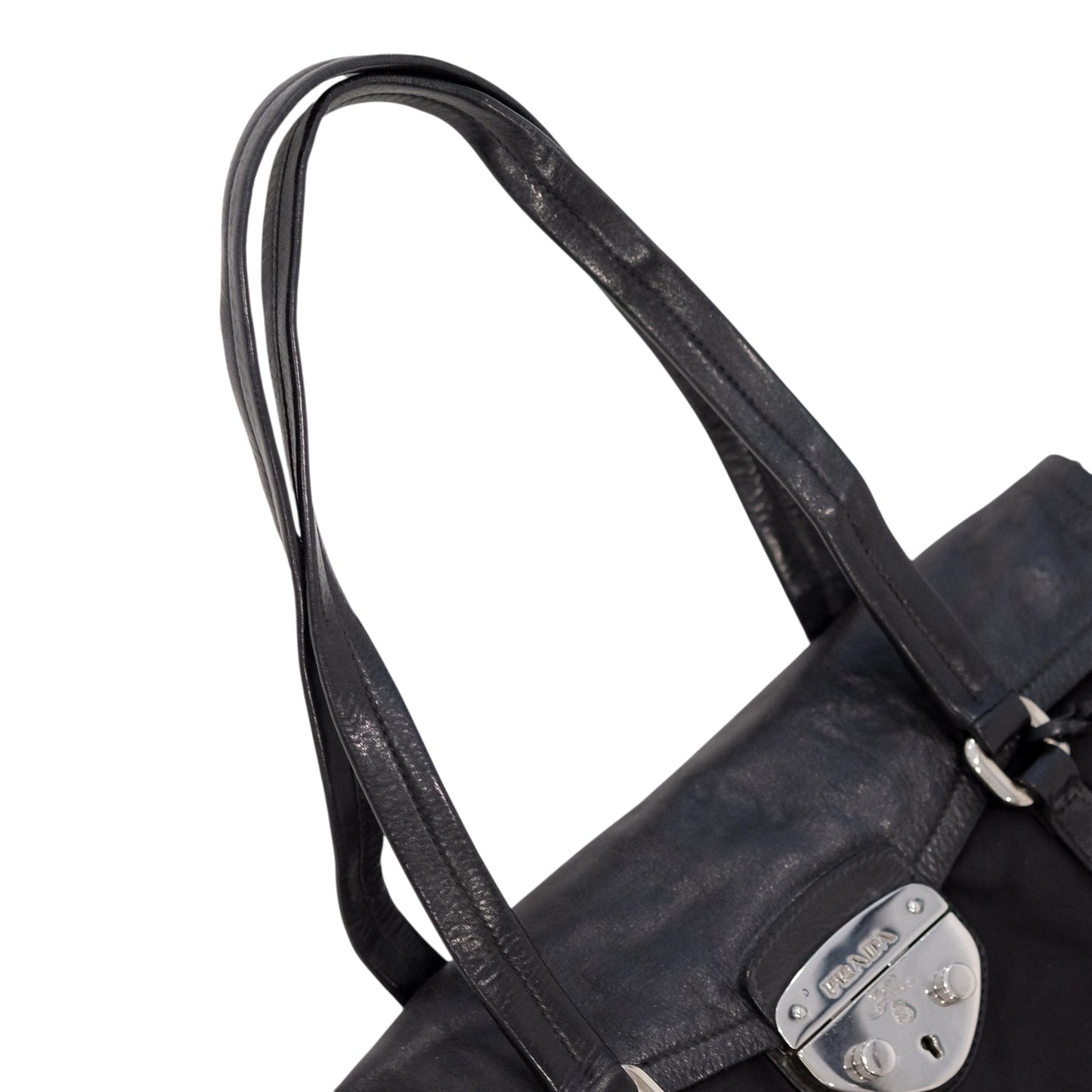 Prada Easy Leather Shoulder Bag