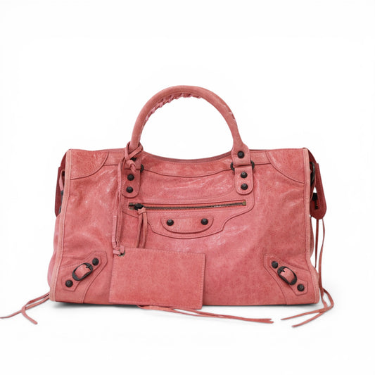 Balenciaga Medium City Pink Bag