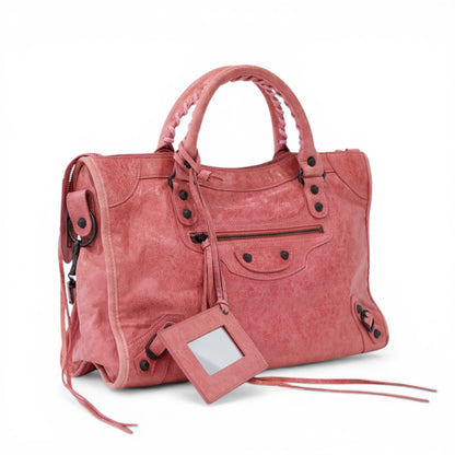 Balenciaga Medium City Pink Bag