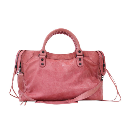 Balenciaga Medium City Pink Bag