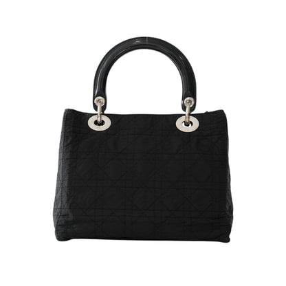 Dior Vintage Medium Lady Dior Cannage Nylon