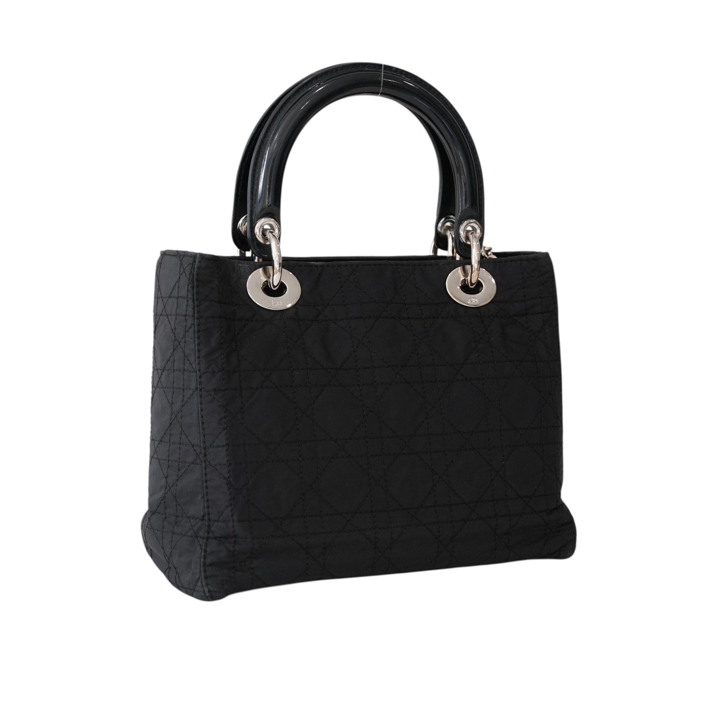 Dior Vintage Medium Lady Dior Cannage Nylon