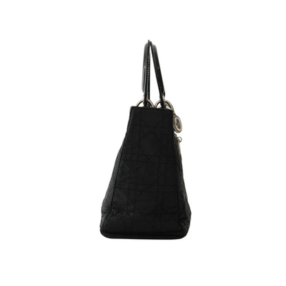 Dior Vintage Medium Lady Dior Cannage Nylon