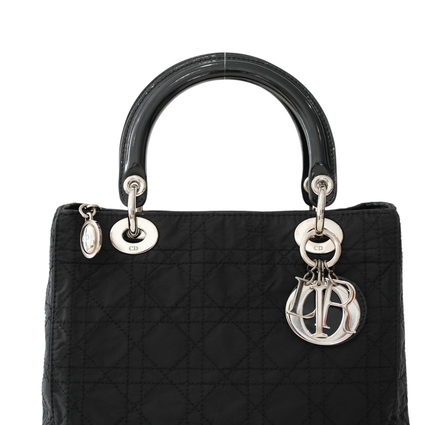 Dior Vintage Medium Lady Dior Cannage Nylon