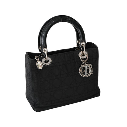 Dior Vintage Medium Lady Dior Cannage Nylon