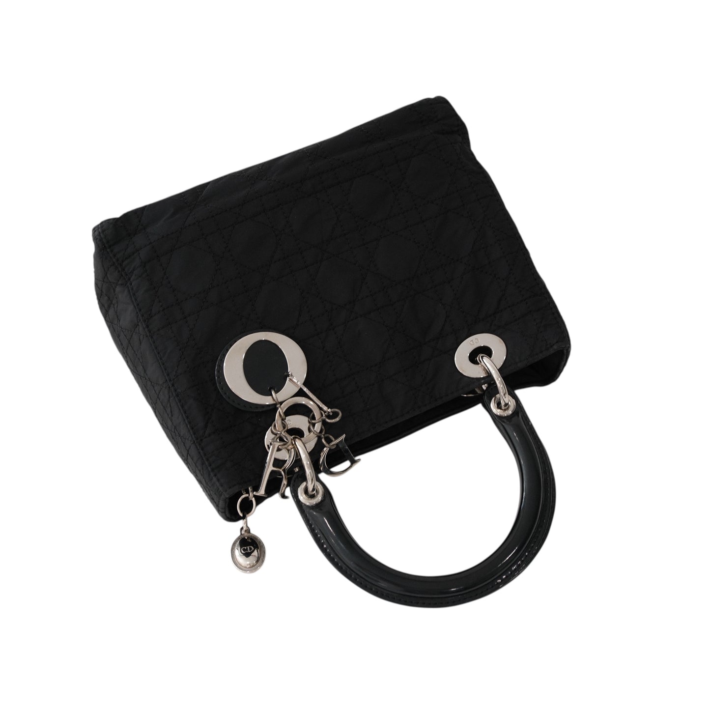 Dior Vintage Medium Lady Dior Cannage Nylon