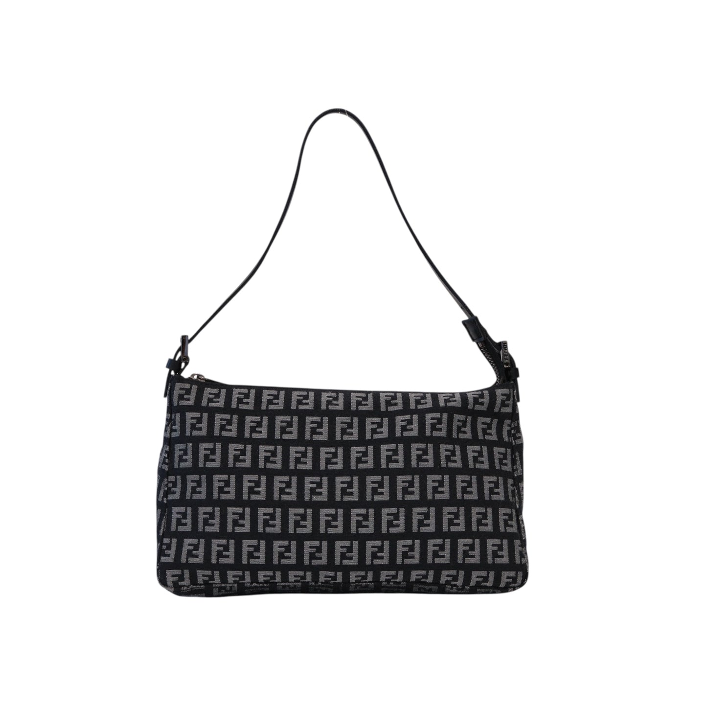 Fendi Zucchino Black Shoulder Bag