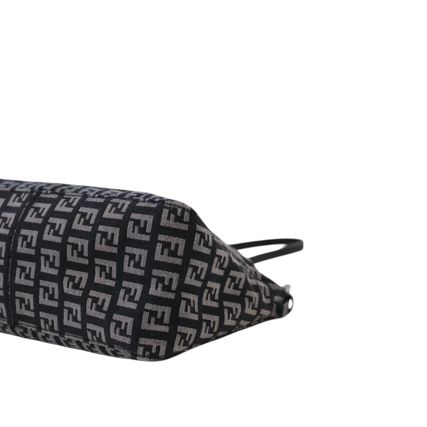 Fendi Zucchino Black Shoulder Bag