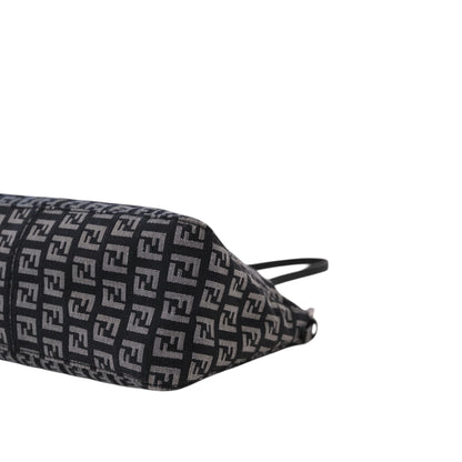 Fendi Zucchino Black Shoulder Bag