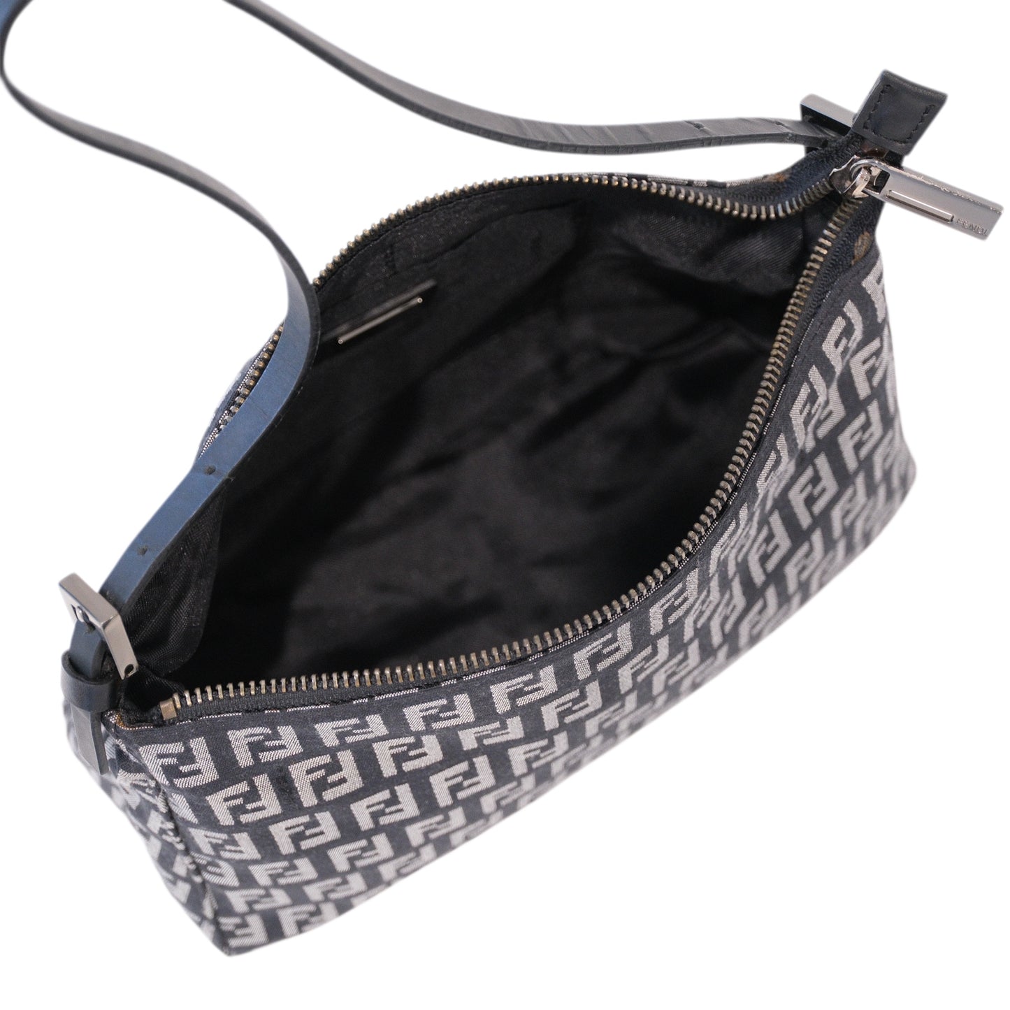 Fendi Zucchino Black Shoulder Bag