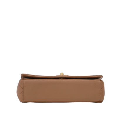 Chanel Mademoisell Small Beige Flap Bag
