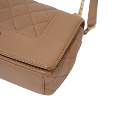 Chanel Mademoisell Small Beige Flap Bag