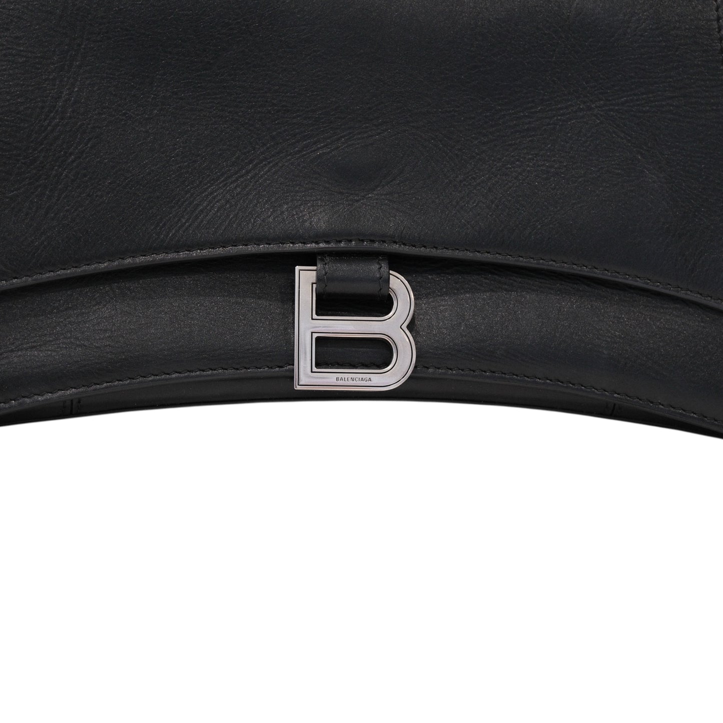 Balenciaga Crush Sling Small Leather Shoulder Bag